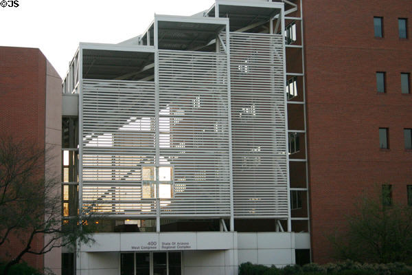 State of Arizona Regional Complex atrium. Tucson, AZ.