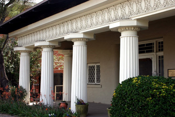 Scheider-Healy House porch detail. Tucson, AZ.