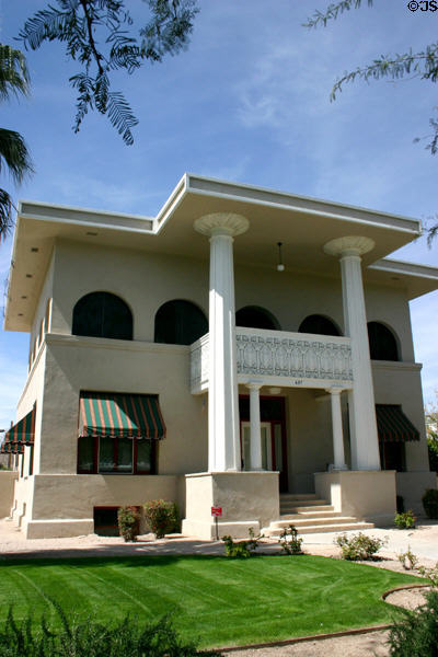 Ronstadt House (1904) (607 N. 6th Ave.). Tucson, AZ. Architect: Trost & Rust. On National Register.