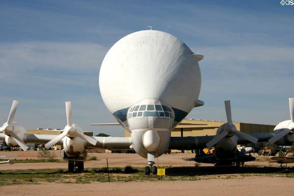 Aero Spacelmes B-377SC Super Guppy used for transport of NASA rocket sections, Pima Air & Space Museum. Tucson, AZ.