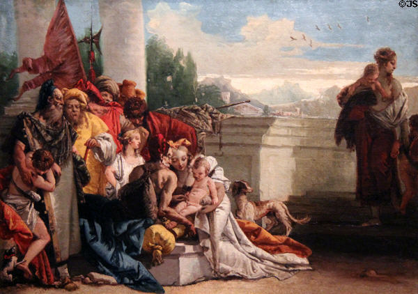 Circumcision of the Children of Israel painting (1735-40) by studio of Giovanni Battista Tiepolo at University of Arizona Museum of Art. Tucson, AZ.