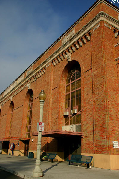 Southern Pacific Railroad Company's Sacramento Depot (1879) (5th & I Sts.) now Amtrak station. Sacramento, CA. Architect: Bliss & Faville. On National Register.