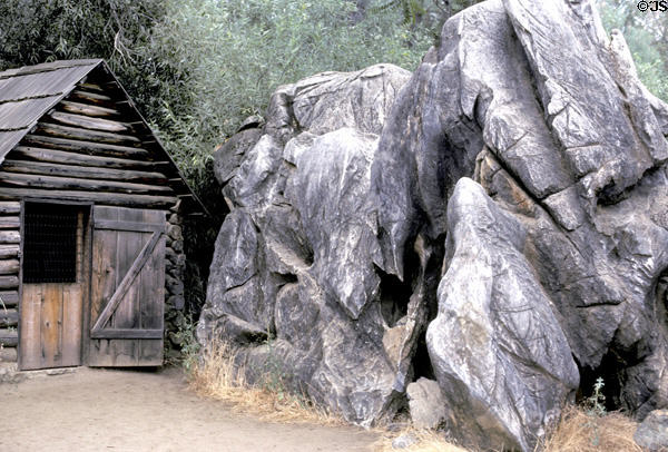 Miner's cabin in Columbia State Historic Park. Columbia, CA.