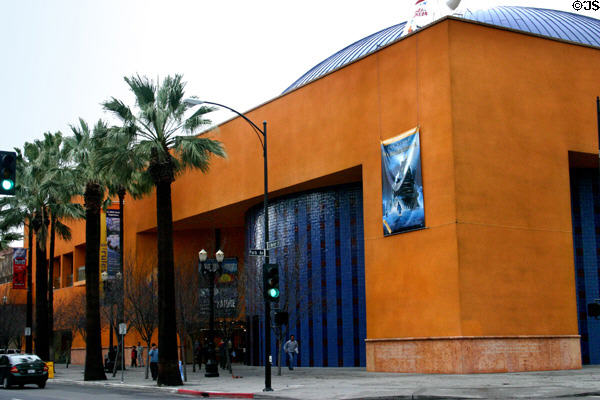 Tech Museum of Innovation (1998) (201 South Market St.). San Jose, CA. Architect: Ricardo Legoretta.