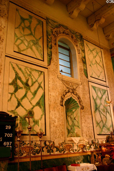 Santa Ines Mission murals. Solvang, CA.