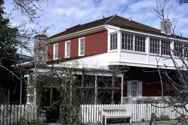 Cooper-Molera Adobe overview. Monterey, CA.