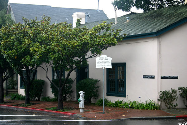 Torre adobe full view. Monterey, CA.