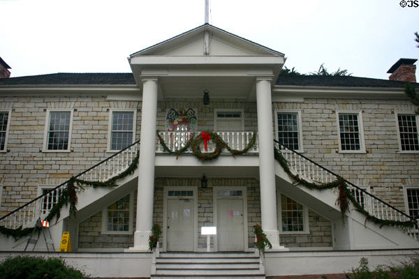 Colton Hall (1849) where California's constitution was created (on Pacific between Jefferson & Madison). Monterey, CA.