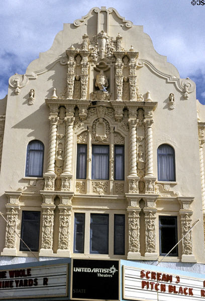 Golden State Theatre (1926). Monterey, CA. Architect: Reid & Reid.
