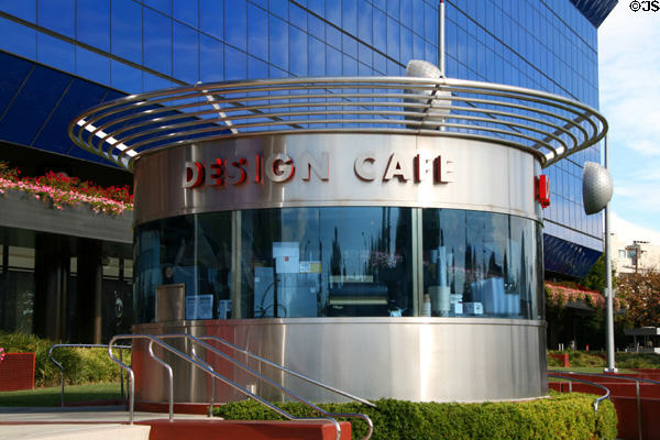 Design Cafe kiosk at Pacific Design Center. Hollywood, CA.