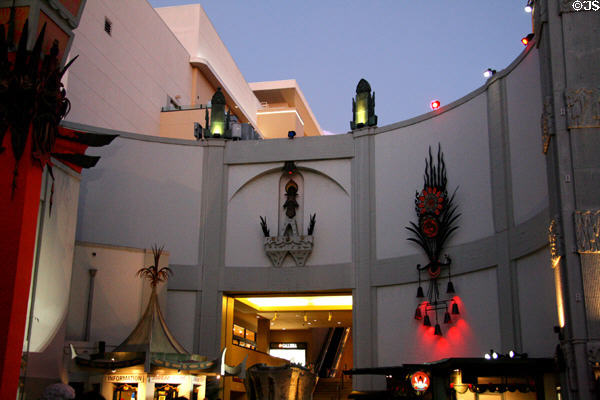 Front courtyard of Mann's Chinese Theatre. Hollywood, CA.
