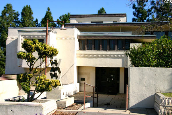 Front entrance of Arts & Crafts Building. Los Angeles, CA.