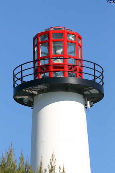 Top of Lion's lighthouse in Shoreline Aquatic Park. Long Beach, CA.