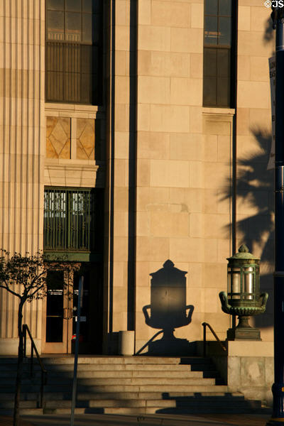 Entrance of Long Beach Post Office Building. Long Beach, CA.