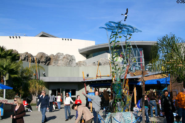Outdoor display area at Aquarium of the Pacific. Long Beach, CA.
