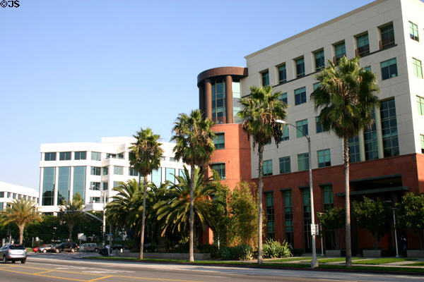 Universal Music building facade. Santa Monica, CA.