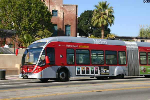 Los Angeles Metro bus. Los Angeles, CA.