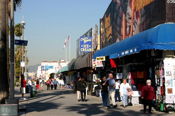 Strolling the shops along Oceanfront. Venice, CA.