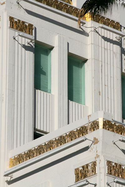 Art Deco detail on Sterling Building. Beverly Hills, CA.