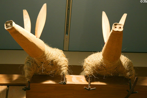 Aardvarks at Noah's Ark of Skirball Cultural Center. Los Angeles, CA.