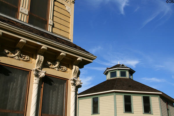 Ford & Octagon houses at Heritage Square Museum. Los Angeles, CA.