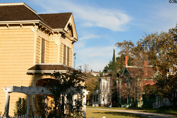 Ford House & Heritage Square streetscape. Los Angeles, CA.