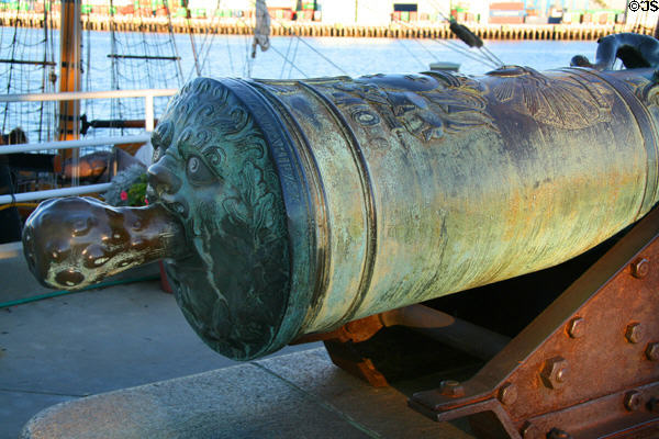 Canon captured by U.S. Army in Cuba (1898) at LA Maritime Museum. San Pedro, CA.
