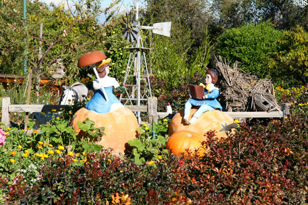 Children's garden at South Coast Botanic Garden. Palos Verdes Peninsula, CA.