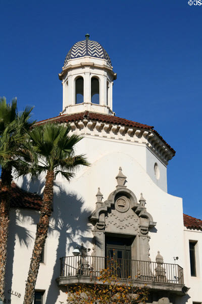 Tower of Automobile Club of Southern California building. Los Angeles, CA.
