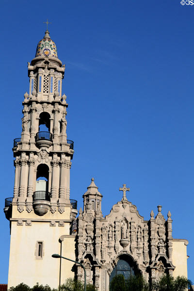 Saint Vincent Catholic Church (1923) (621 West Adams Blvd.). Los Angeles, CA. Style: Spanish Colonial Revival. Architect: Albert C. Martin.