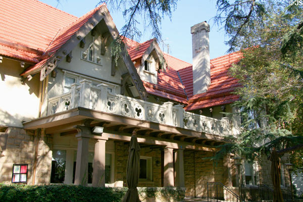 Ahmanson Commons in Chester Place heritage mansion, now Mount St. Mary's College, Doheny Campus. Los Angeles, CA.