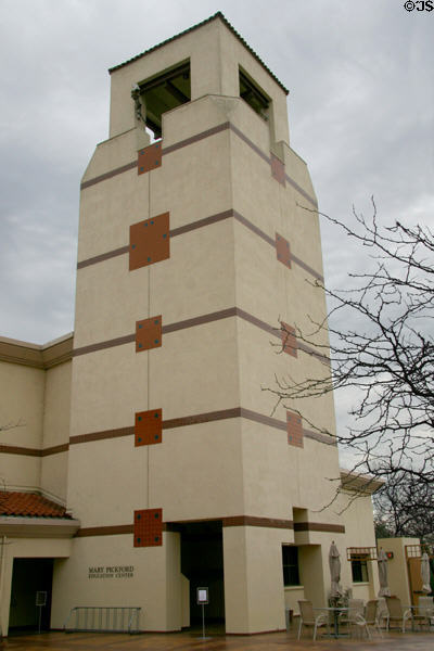 Mary Pickford Education tower at Autry National Center. Los Angeles, CA.