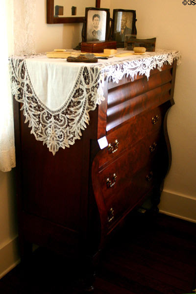 Original dresser in Nixon Birthplace. Yorba Linda, CA.