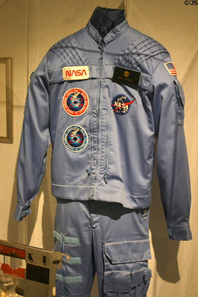 NASA Apollo flight suit at Nixon Library. Yorba Linda, CA.