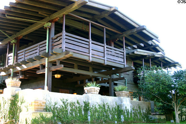 Gamble house craftsman beam style. Pasadena, CA.