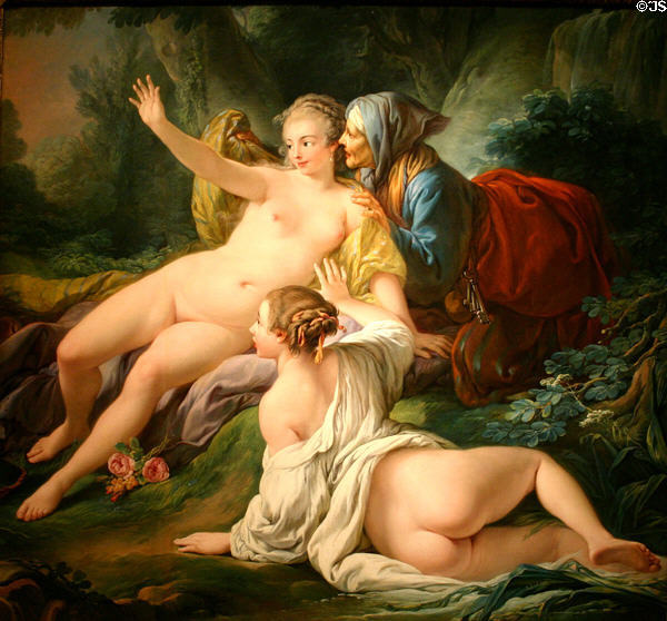 Vertumnus & Pomona (c1740-45) by François Boucher in Norton Simon Museum. Pasadena, CA.