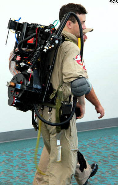 Visitors in costume at Comic-Con International. San Diego, CA.