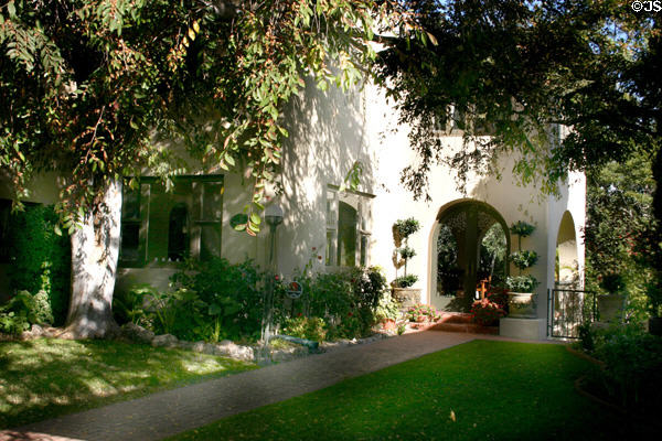 Katherine Teats residence #2 entrance portico. San Diego, CA.