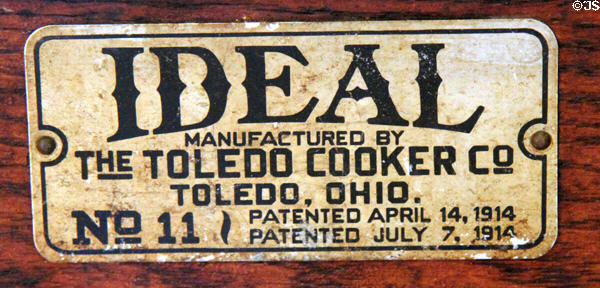 Ideal slow cooker (c1914) by Toledo Cooker Co. of Toledo, OH at Marston House Museum. San Diego, CA.