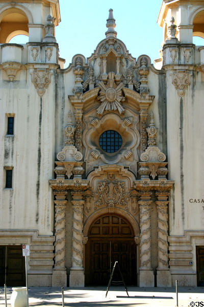Casa del Prado Theater (1971) in Balboa Park. San Diego, CA. Architect: Wheeler Wimer.