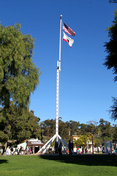 Flagstaff in Old Town San Diego. San Diego, CA.