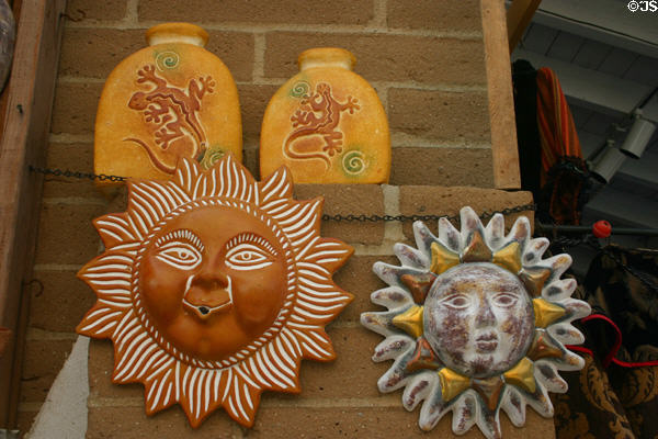 Pottery products at Casa de Aguirre in Old Town. San Diego, CA.