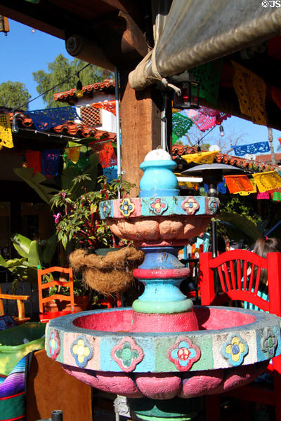 Fountain in Old Town. San Diego, CA.