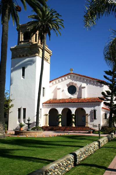 St James-by-the-Sea (1929) (743 Prospect St.). La Jolla, CA. Architect: Irving John Gill.