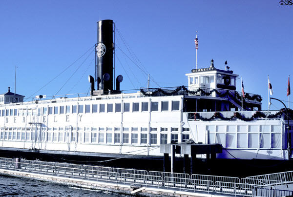 Southern Pacific Lines ferry Berkeley at Maritime Museum. San Diego, CA.