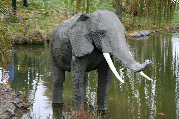 Lego elephant at Legoland California. Carlsbad, CA.