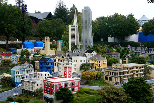 Lego San Francisco at Legoland California. Carlsbad, CA.