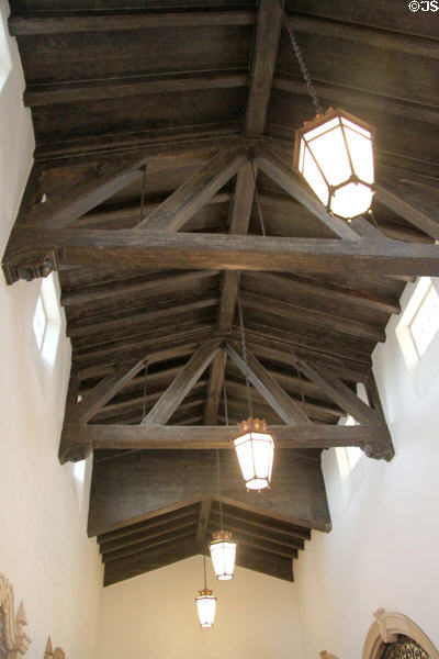 Ceiling beams of Redlands U.S. Post Office. Redlands, CA.