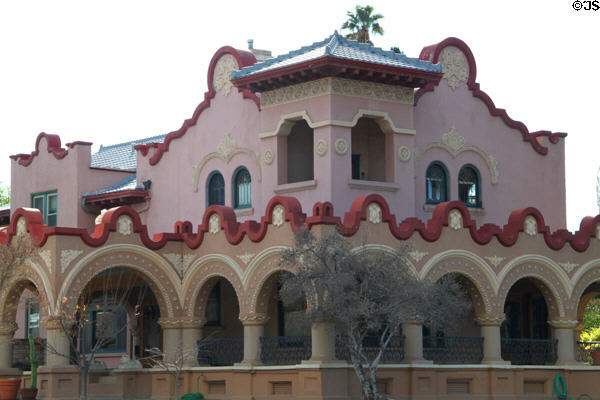Holt House (1903-5) (405 W Olive Ave.). Redlands, CA. Architect: Louis Cooper.