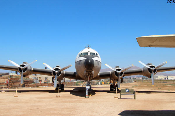 Douglas Aircraft C-54Q Skymaster cargo / transport (1945) as used in Berlin airlift at March Field Air Museum. Riverside, CA.